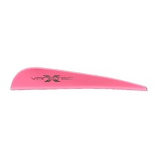 100 Pack Vanetec Vanes 3" V-Max Archery Arrow Vanes: Pink: 6.4 Grains Each