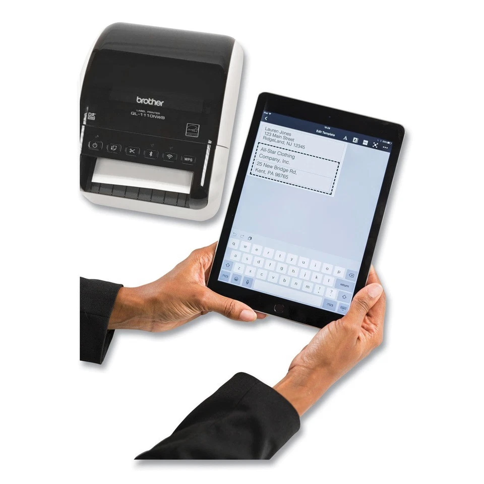 Brother QL1110NWB 6.7"x8.7"x5.9" 69 Labels Print Speed Label Printer New - Image 4 of 4