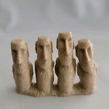 Miniature Statues Of Easter Island World Landmark Diorama Small Model  Scenery