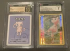 Pokémon 2016 XY Mew CGC 7 Promo XY110 & CGC P 10 Mew Old Maid Japanese 2019