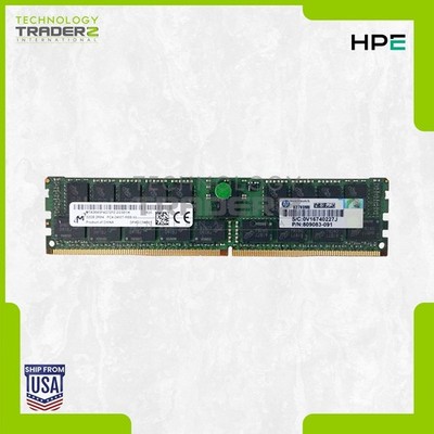 805351-B21 HPE 32GB PC4 DDR4-2400MHz ECC 2Rx4 RAM 809083-091 MTA36ASF4G72PZ-2G3