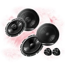 PIONEER 16,5cm Front/Heck Auto Lautsprecher Komplett-SET für SEAT (#258)