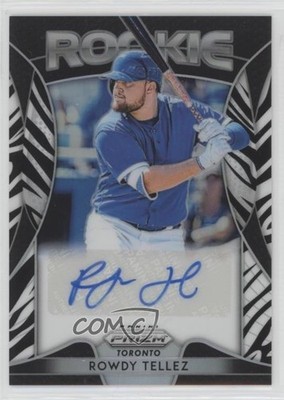 2019 Panini Prizm Rookie Zebra Prizm /99 Rowdy Tellez #RA-RT Auto RC 0eo6