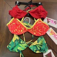 90s Vintage Venus Bikini Tops- Set of three B...