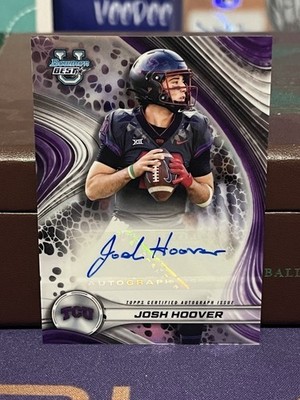 2024 Bowman's Best University Josh Hoover Refractor Auto!!