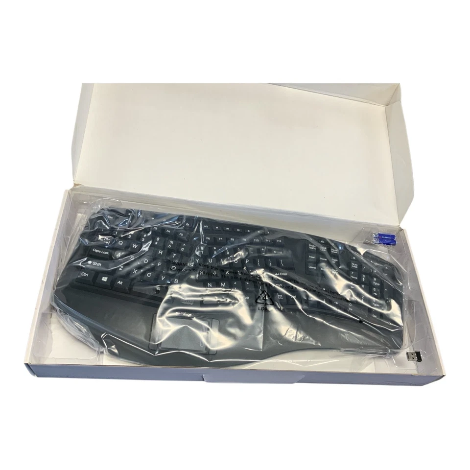 Adesso Tru-Form Wireless Keyboard Black WKB-4500UB - Image 2 of 2