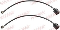 Vorderachse Quick Brake WS 0309 A Warnkontakt, Bremsbelagverschleiß FüR Audi,Por