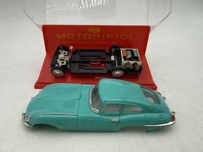 Vintage Ideal Motorific! Plastic Jaguar XK -E Car Complete With Motor ! Rare