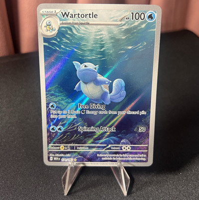 The Pokémon Company Wartortle 171/165 Sv: Scarlet & Violet 151 IR Holo ENG 100HP