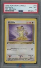 Pokemon TCG Meowth 56/64 Jungle 1st Edition Rare PSA 8