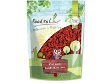 Goji Berries Sun-Dried, Large and Juicy, Unsweetened, Vegan, Bulk