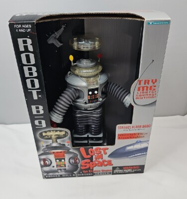 Vintage 1997 Lost In Space Trendmasters Robot B-9 Action Figure New In Box 