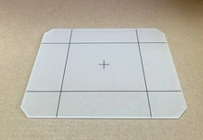 Grid Focusing Screen Ground Glass for 4x5 Large Format Camera 127x101x1.8mm