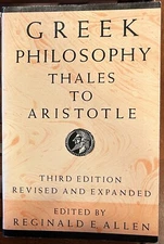 Greek Philosophy: Thales to Aristotle, Readings in the History of Philosophy pb