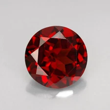 Masterpiece Collection: Round Faceted AAA Natural Bright Garnet (2-6.5mm)