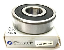 Shuster Precision Ball Bearing 6203 2RSJEM 10WV NOS