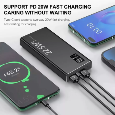 #ad #ad 20000mAh Power Bank 22W Charging Portable External Battery Backup For Cell Phone $19.95