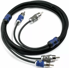 KICKER 46QI21 Q-SERIES 1 Meter 2-Channel RCA Signal Cable