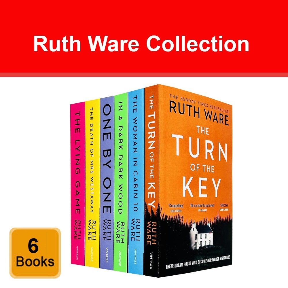Ruth Ware Collection 6 Books Set The Turn of the Key, The Woman in Cabin 10