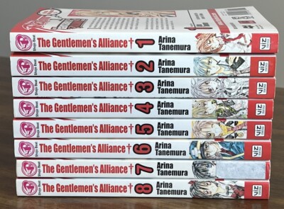 Manga The Gentlemens Alliance Cross Volumes 1-8 English Arina