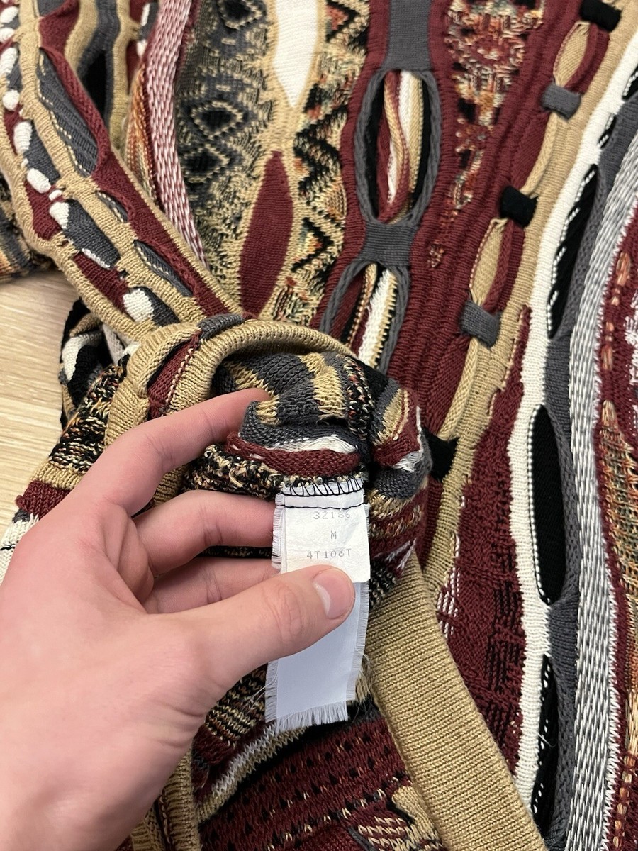 Vintage 90's Tundra Canada Coogi Style 3D Knit Colorful Vintage 90's Tundra Canada Coogi Style 3D Knit Colorful