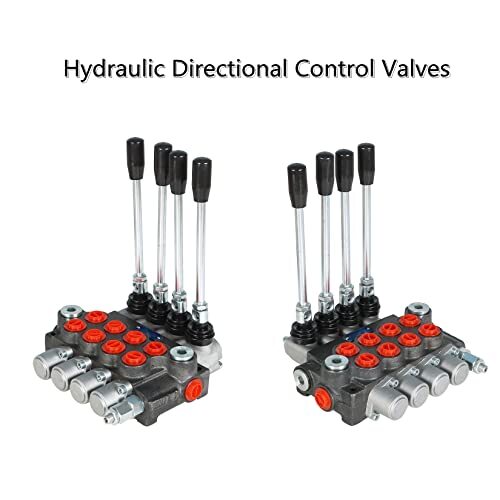 Hydraulic Control Valve 4 Spool 11GPM Standard Double Acting Cylinder