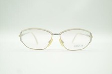 Vintage Metzler 7320 021 Gold Silver Oval Glasses Frame Eyeglasses NOS