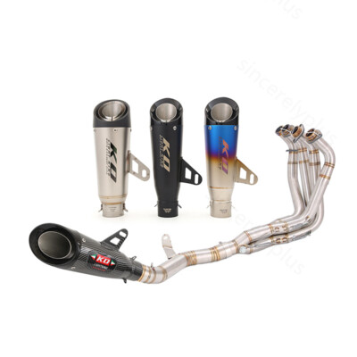 For Kawasaki Z900 2017-2025 Exhaust Slip On System Header Link Pipe Muffler 51MM