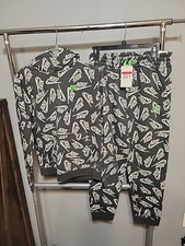 Nike Sportswear AOP Big Kids' Boys' Pullover Hoodie XL Sweatpants L