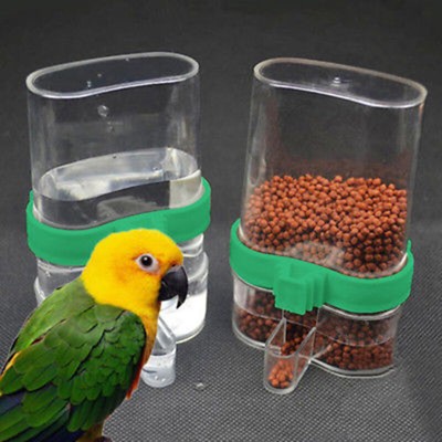 Automatic Cage Pet Bird Water Feeder Parrot Canary Cockatiel Finch