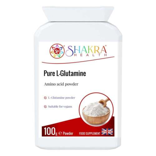 Pure L-Glutamine Pure Amino Acid Powder Vegan, Gluten Free, Dairy Free - Afbeelding 1 van 12