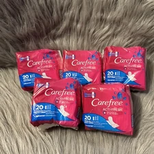 Carefree Unscented Daily Panty Liners Regular Acti-Fresh Order Control Womens