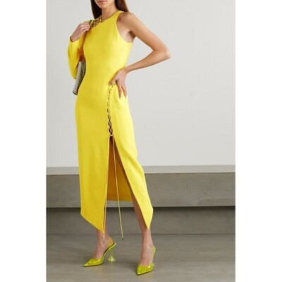 David Koma Lace Up Midi Dress | eBay