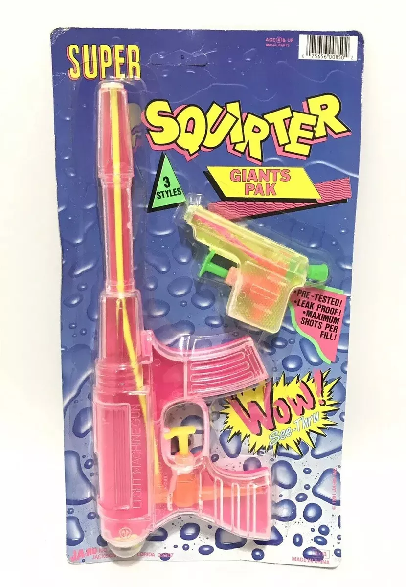 Vtg 1991 Ja Ru Super Squirter Soaker Machine Water Gun 11 3