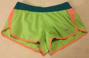 lime green nike shorts womens