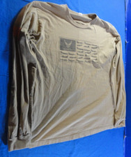 DISCONTINUED USAF AIR FORCE RESERVE MADE IN THE USA RECRUIT SHIRT LARGE