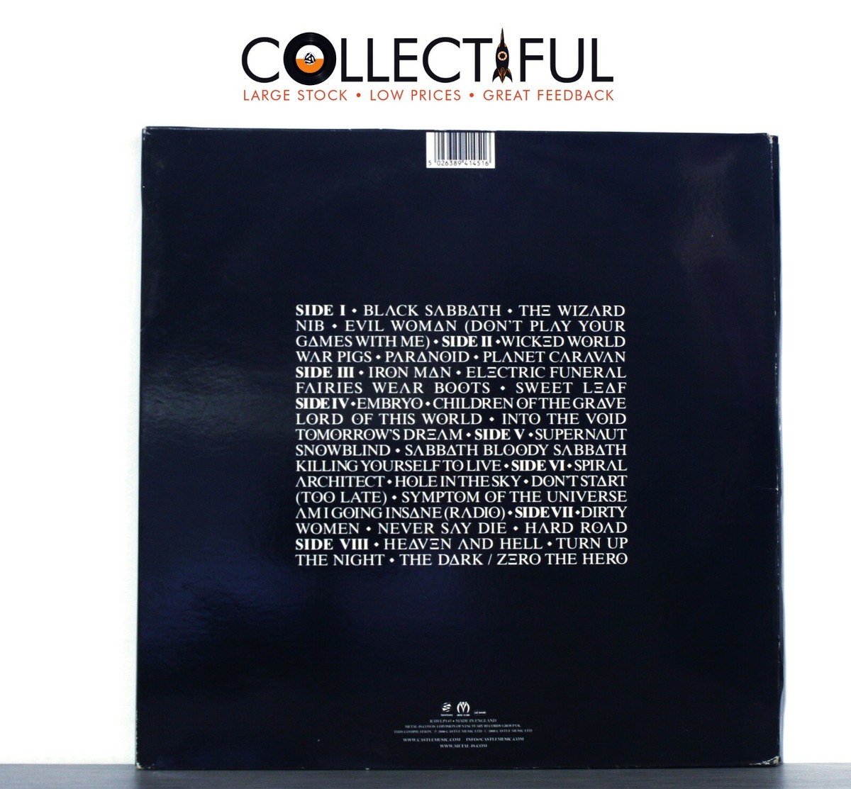 BLACK SABBATH - THE BEST OF - CASTLE 2000 - LIMITED #2565 - 4X LP