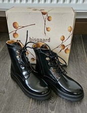 Bisgaard Stiefel NAOMI, Gr. 33, Lackleder, schwarz, NEU KINDER Ungetragen/