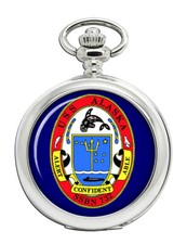 USS Alaska SSBN-732 Pocket Watch