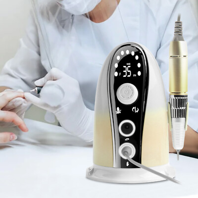 Electric Nail Drill Nail File Portable Manicure Pedicure Polishing Shape Tool US