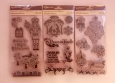 Lot Of Recollections Cling Stamps 21 pcs