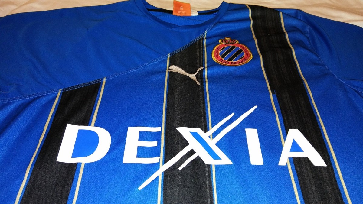 CLUB BRUGGE 2012/2013 MATCH WORN AWAY FOOTBALL SHIRT #27 DE