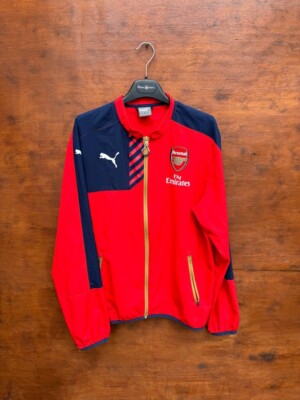 15-16 arsenal FC PUMA HARFJIP jacket M 赤 s-l400.jpg