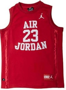 red and white jordan jersey