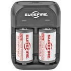 Surefire 123A Rechargeable Batteries Includes Charger SFLFP123-KIT