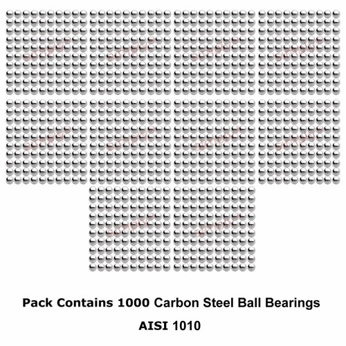 1mm Diameter Grade 1000 Hardened 1010 Carbon Steel Ball Bearings eBay