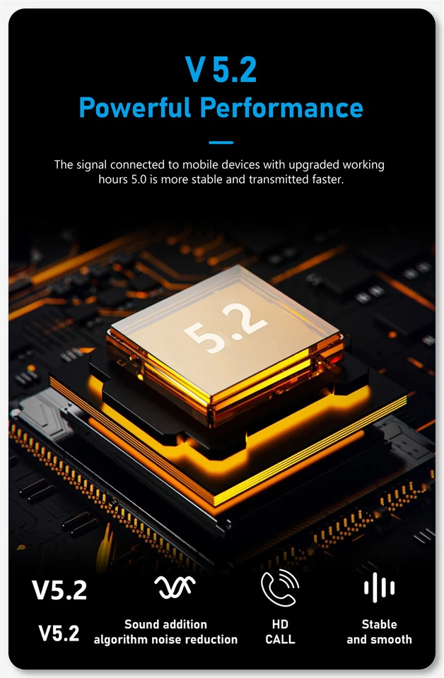 Bluetooth Earpiece Headset Wireless Hands-free Sport Earphone Business Headphone - Image 2 of 4