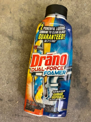 Drano Dual-Force Foamer Clog Remover also for Garbage Disposals - 17 fl. oz.