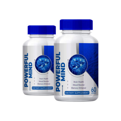 Powerful Mind - Powerful Mind Dietary Supplement (2 Pack)