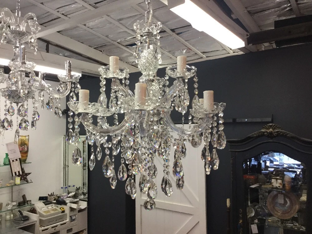 9 LIGHT CRYSTAL HALLWAY CHANDELIER CHANDELIERS NEW ROOM LOUNGE DINING BEDROOM
